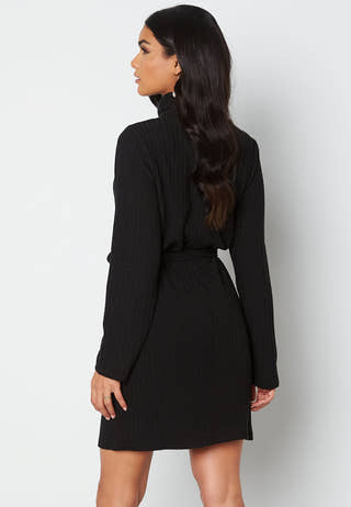 Elita High Neck L/S Dress