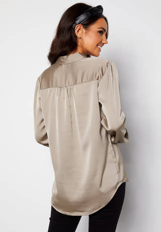 Ellette Satin L/S Shirt