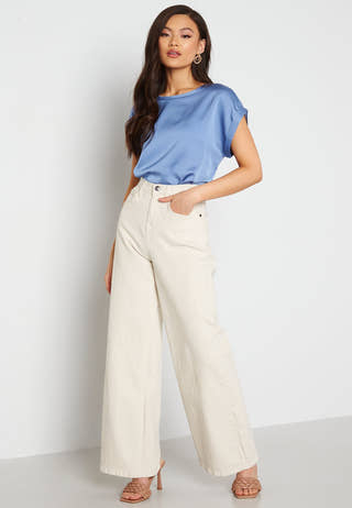 Viellette S/S Satin Top