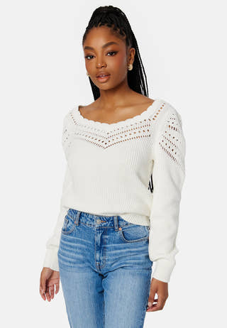 Emmy Sweetheart L/S Knit Top