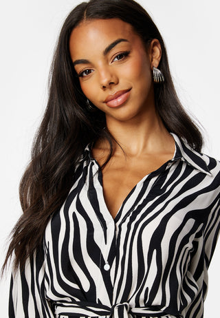Fini L/S Midi Shirt Dress