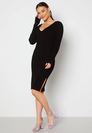 Gabbi L/S Slit Dress