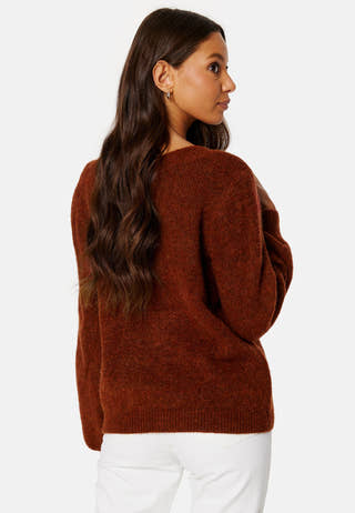 Jamina Rev V-Neck L/S Knit Top