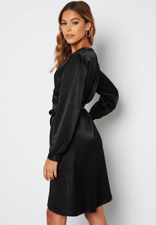 Kalli Satin L/S Dress