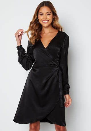 Kalli Satin L/S Dress