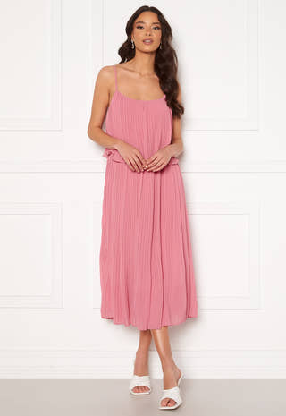Katelyn S/L Pleated Midi Dress
