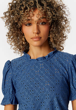 Vikawa S/S Flounce Top