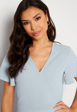 Lovie S/S Wrap Midi Dress