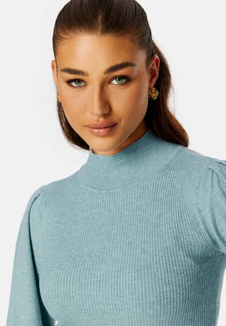 Luciana L/S High Neck Knit Dress