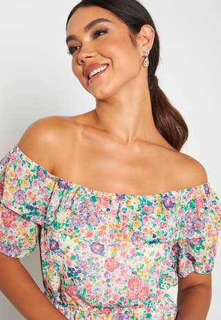 Madison Offshoulder S/S Dress