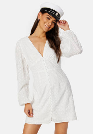 Malina Puff Sleeve Short Dress