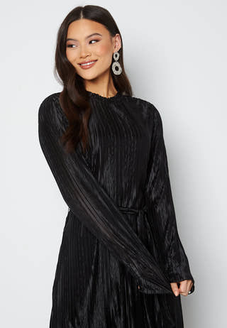 Mari High-Neck Midi Dress