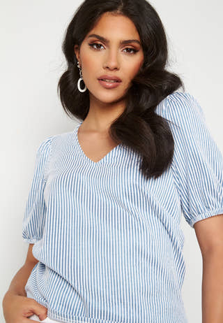 Milac V-Neck S/S Top