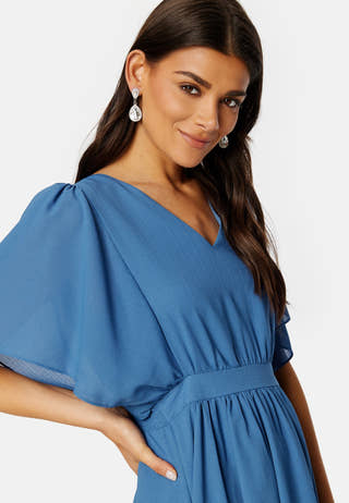 Mirage 2/4 V-Neck Ankle Dress