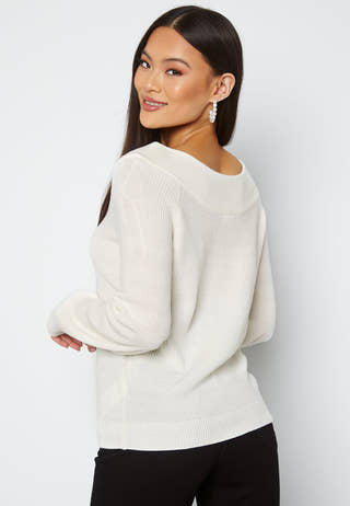 Myntani L/S V-Neck Knit Top