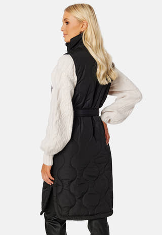 Olinira L/S Quilted Long Vest