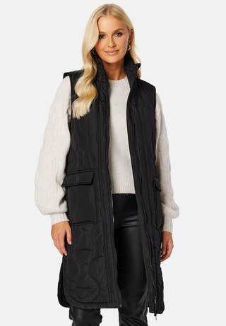 Olinira L/S Quilted Long Vest
