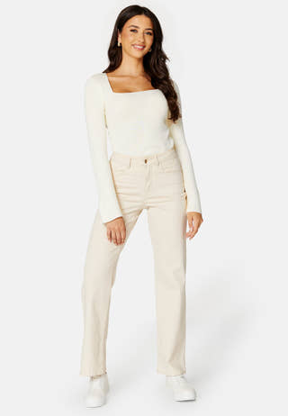 Popsa Squareneck Knit Top