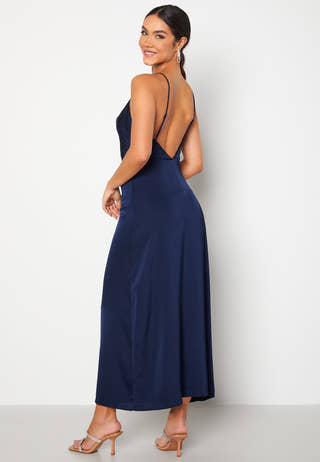 Ravenna S/L Deep Back Ankle Dress