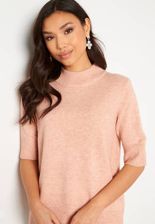 Ril Crew Neck 2/4 Knit Top