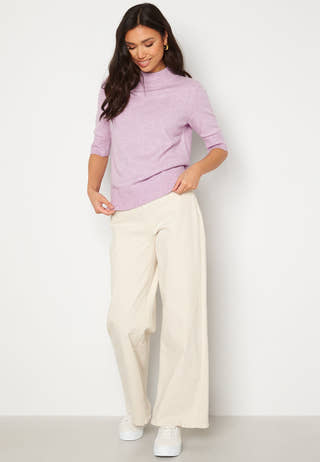 Ril Crew Neck 2/4 Knit Top