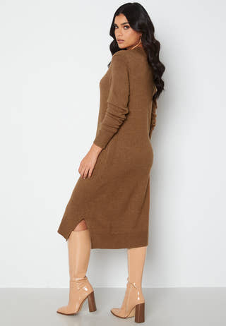 Ril Crew Neck Midi Dress