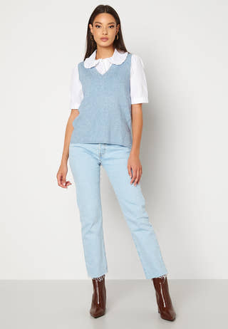 Ril Knit Rib V-Neck Vest