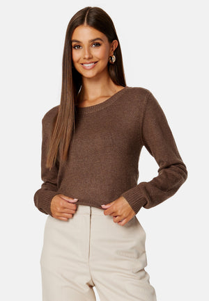 Viril O-neck L/S Knit Top