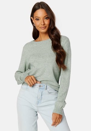 Viril O-neck L/S Knit Top