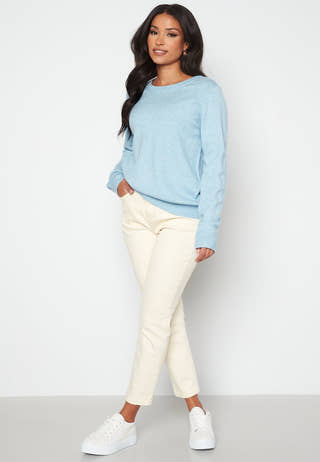 Viril O-neck L/S Knit Top