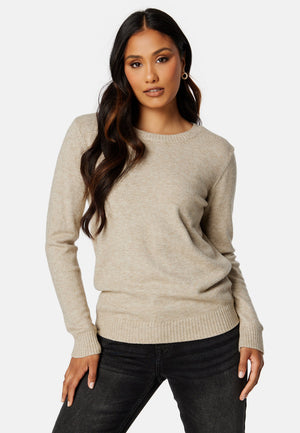 Viril O-neck L/S Knit Top