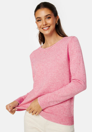 Viril O-neck L/S Knit Top