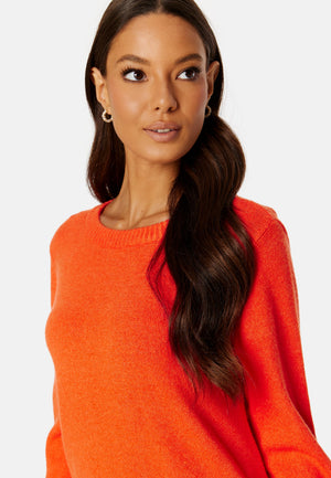 Viril O-neck L/S Knit Top