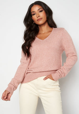 Ril L/S V-neck Knit Top