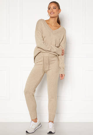 Ril Oversize V-Neck Knit Top