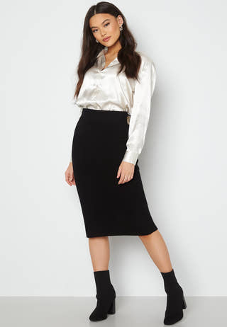 Ril Pencil HW Knit Skirt