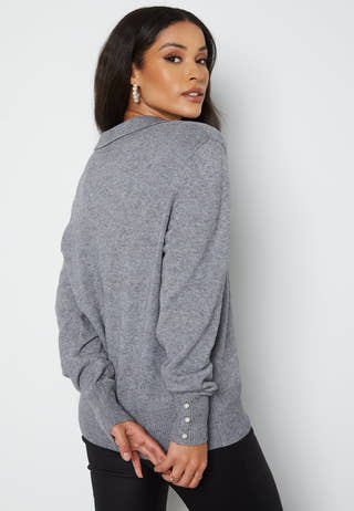 Ril Polo L/S Knit Top