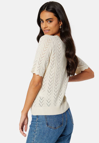 Shelley O-Neck 2/4 Knit Top