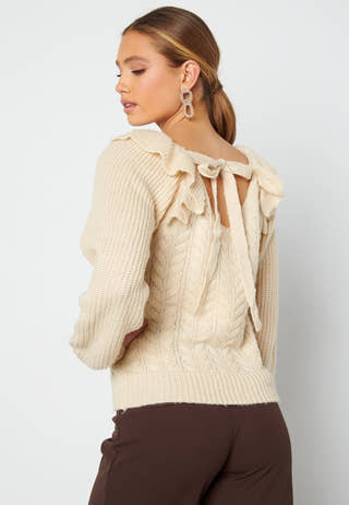 Shy Detail L/S Knit Top