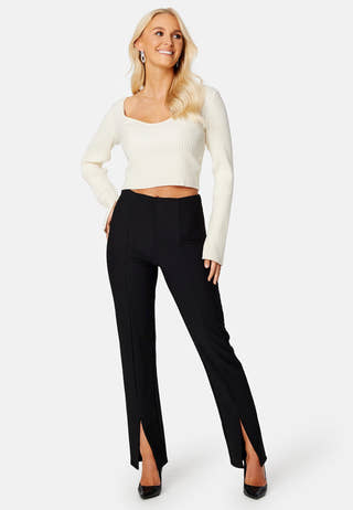 Stinas HW Slit Pants