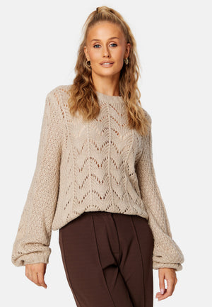 Sultan Knit O-Neck L/S Top