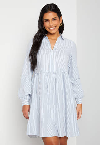 Tylla L/S V-Neck Short Dress