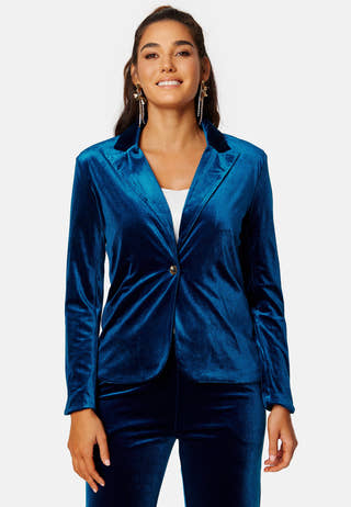 Velour L/S Blazer
