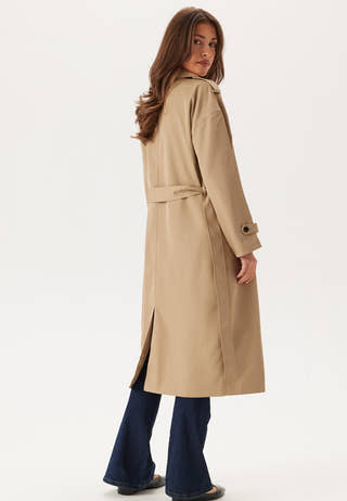 Viaddison L/S LONG TRENCHCOAT