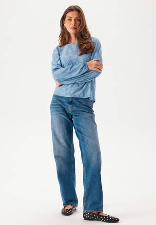 Viadele O-neck L/S TOP TOP Top