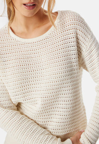 Vibellisina Boatneck L/S Knit Top