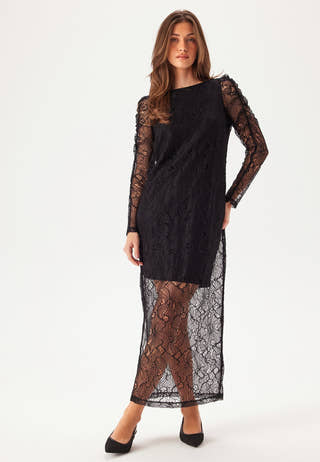 Vibiana Lace L/S ANKLE DRESS A