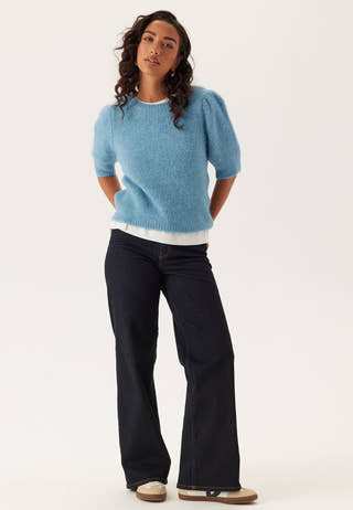 Vibows O-neck 3/4 KNIT TOP KNI