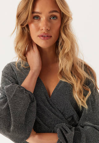 Vicaro L/S V-NECK MIDI DRESS V