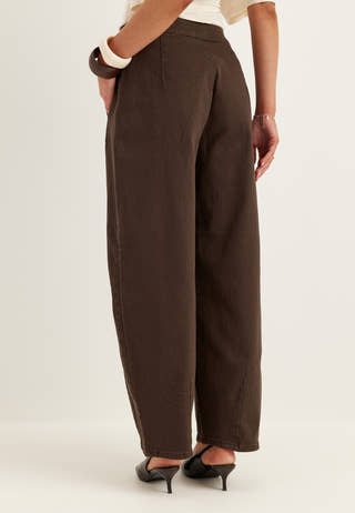 Vichia Hw Barrel Jeans